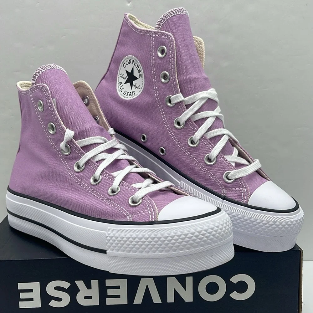Converse WMNS Lavender High-Top Platforms A09392F CTAS LIFT HI CLASSIC AMETHYST